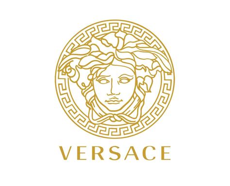 versace type logo|versace new logo.